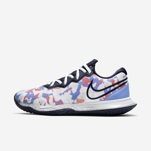 Chaussure De Tennis Nike NikeCourt Air Zoom Vapor Cage 4 Bleu 9581-263 Royal Pulse/White/Sunblush/Obsidian Femme | VRF-76919247